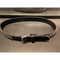 R&amp;Co Leather Belt Bullit 4 cm 