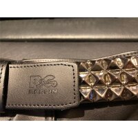 R&Co Leather Belt Pyramide  5 cm W 085
