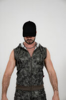 R&Co Hustler Sleeveless Hoodie Camouflage Olive L
