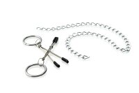 Zenn -Tweezer Nipple Clamps with Ring and Chain